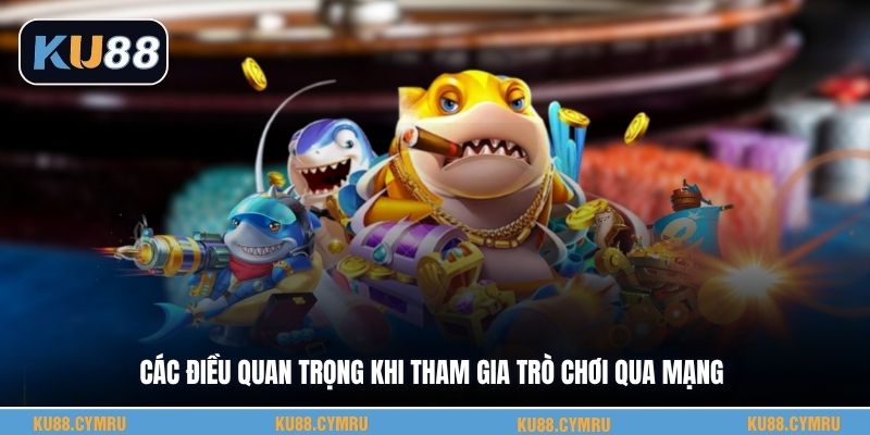 Các điều quan trọng khi tham gia trò chơi qua mạng
